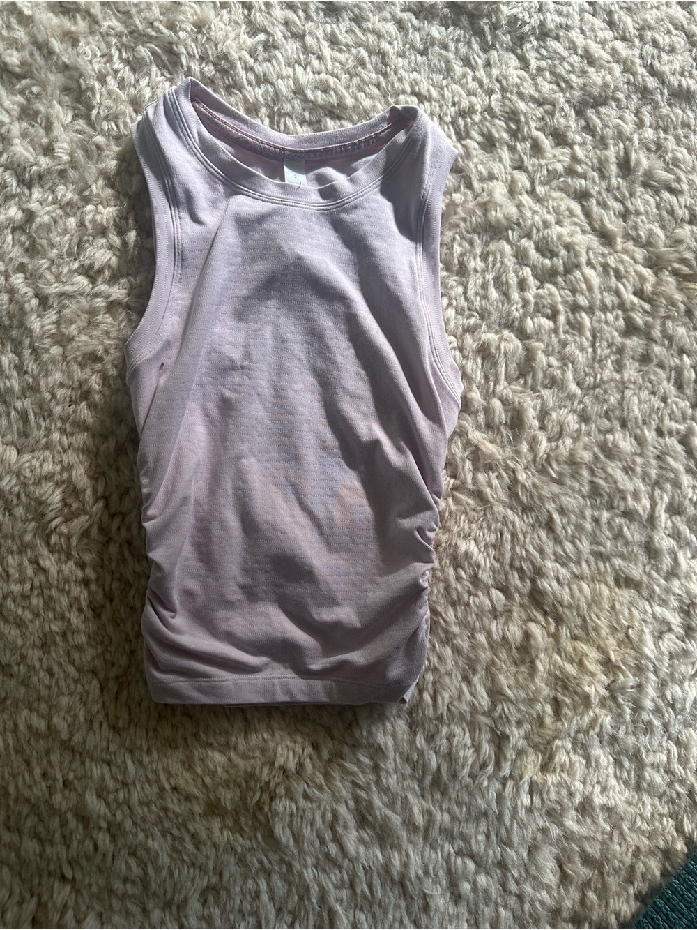 Lululemon Women’s Sleeveless Ruched Tank Top - Light Lavender pink